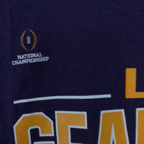 LSU Tigers CFB Playoff Shirt NWT - Picture 4 of 6